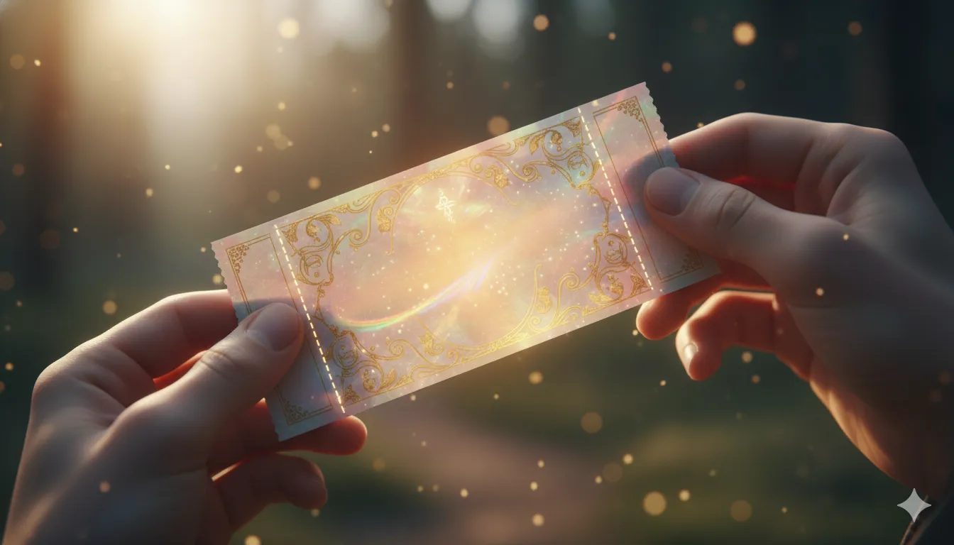 Laimės bilietas / AI nuotr.