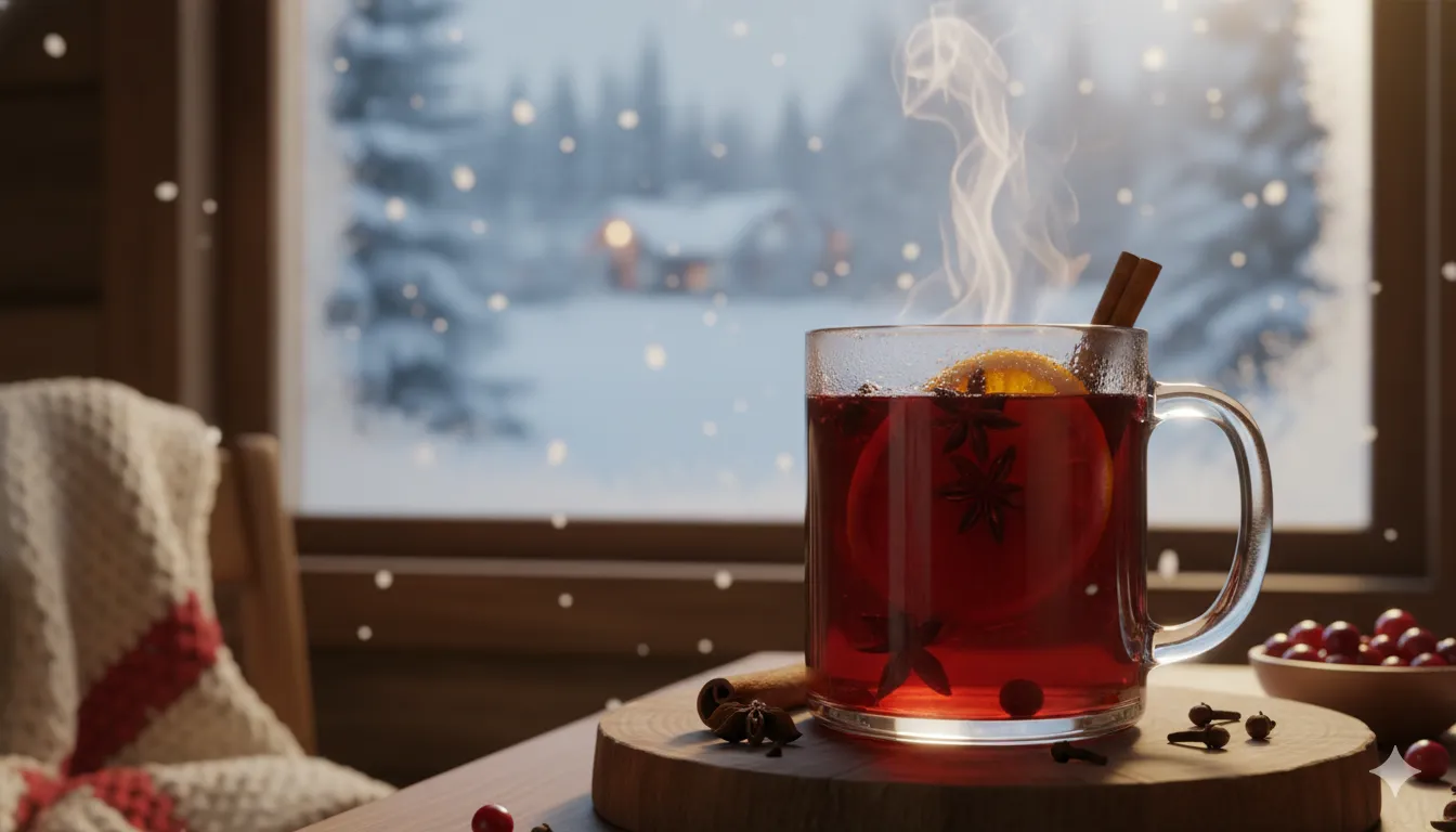 Ypatingai skanus karštas vynas. Žiemą šis gėrimas sušildo