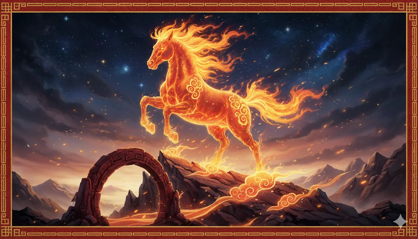 Raudonasis Ugninis Arklys / AI nuotr.