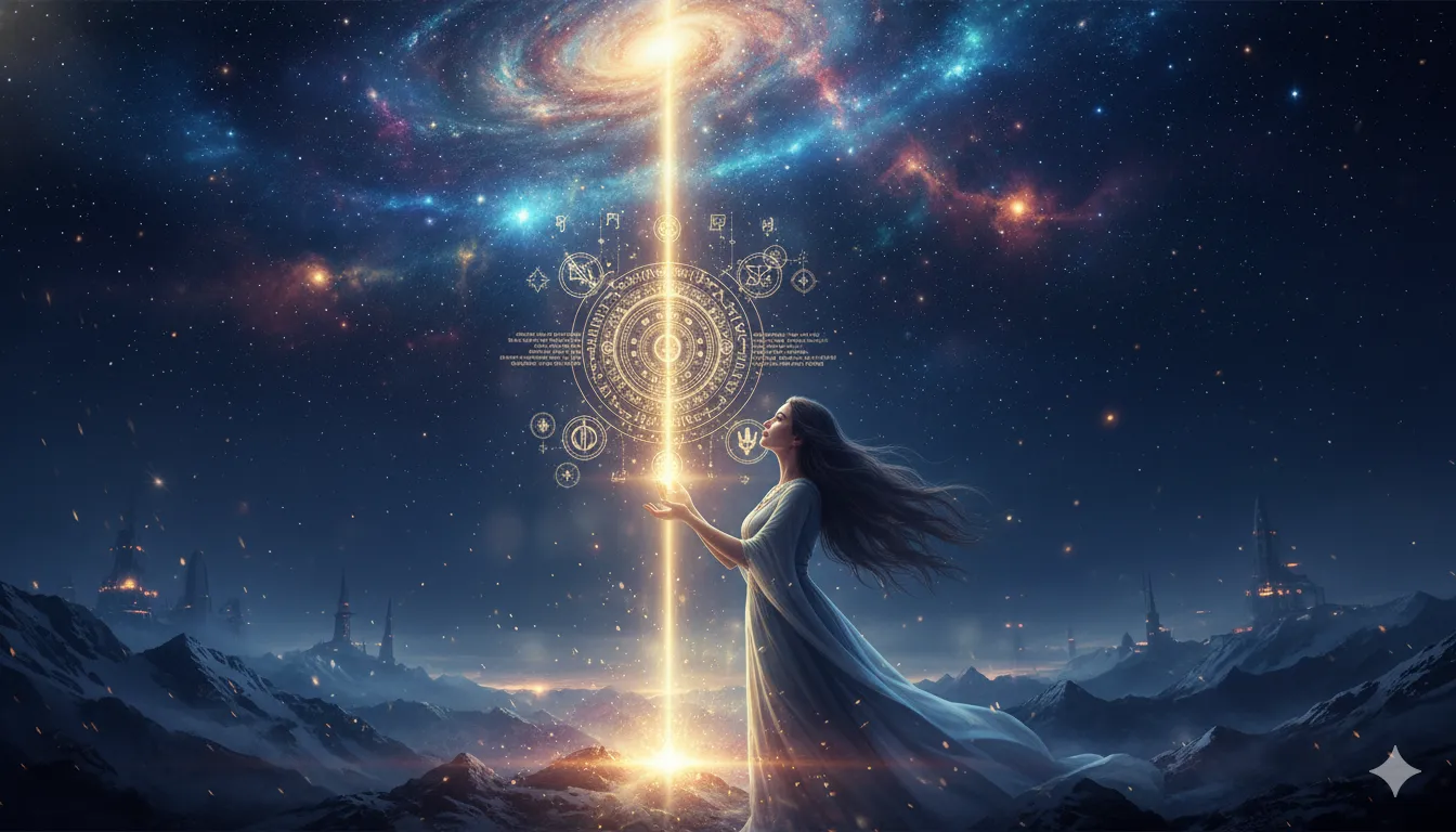 Žinutė iš Visatos / AI nuotr.