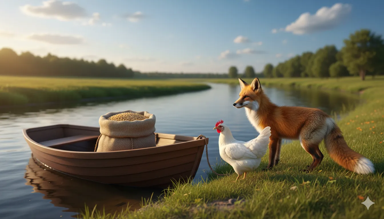 Galvosūkis su višta / AI nuotr.