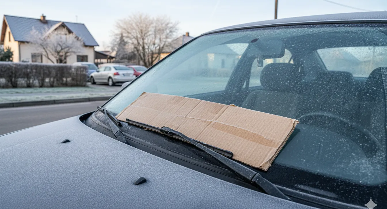 Kartonas po valytuvais / AI nuotr.