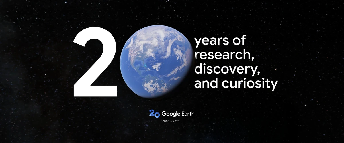 Google Earth 20 metų