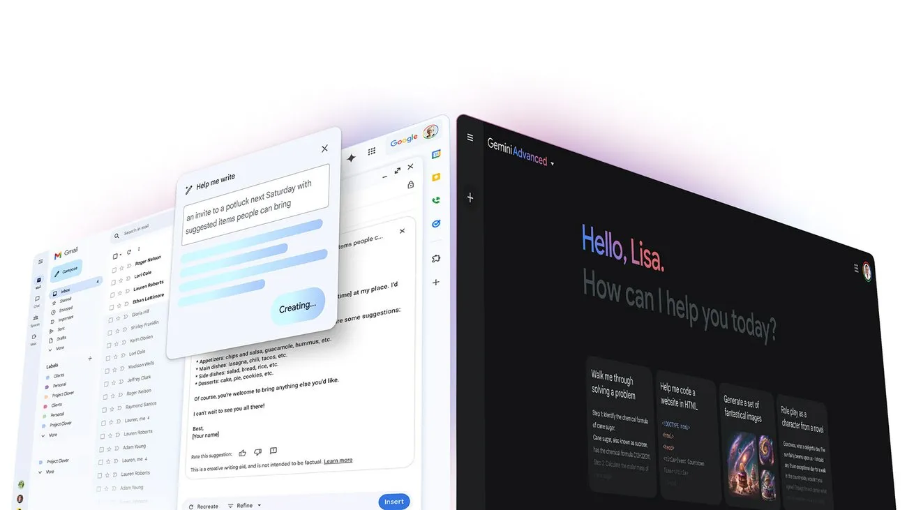 Google Gmail Premium paslaugos nemokamai