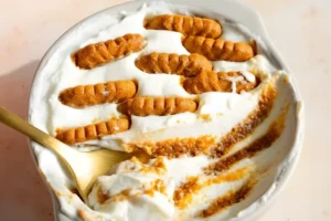 Japoniškas sūrio pyragas su sausainiais / yumyfood.com nuotr.