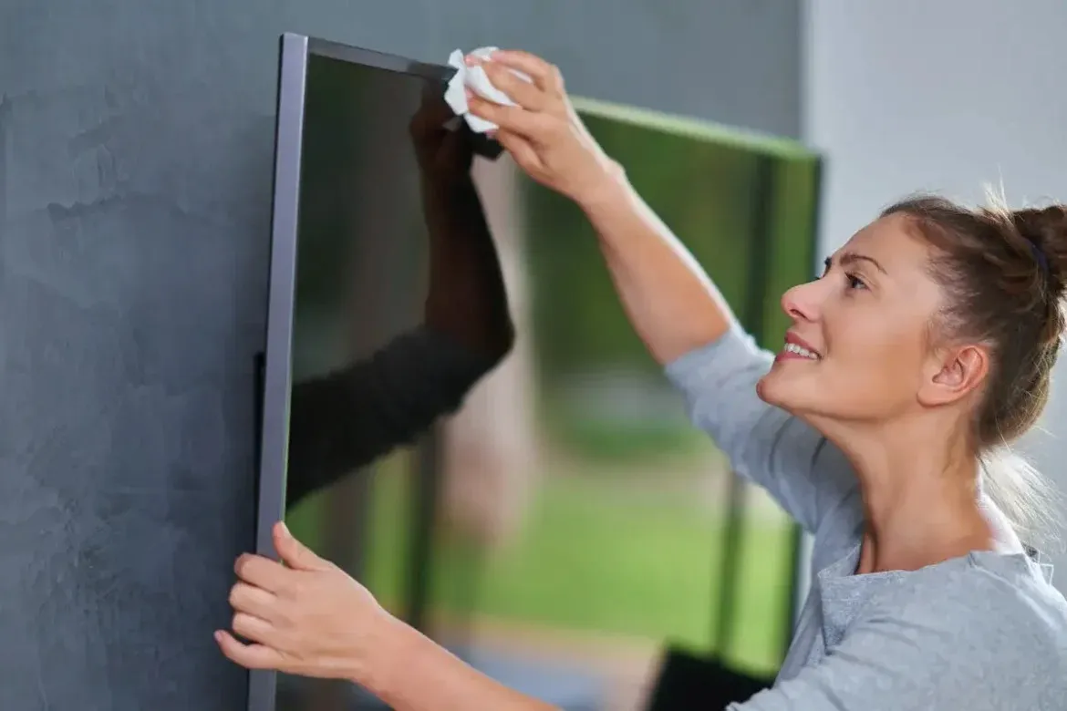 Kaip gerai nuvalyti televizorių