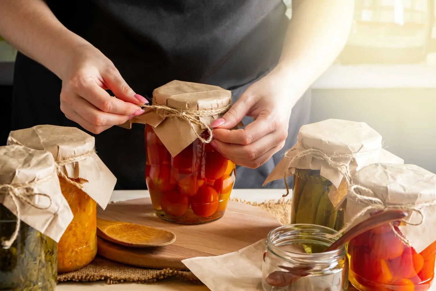 Kaip pomidorai konservuojami Italijoje