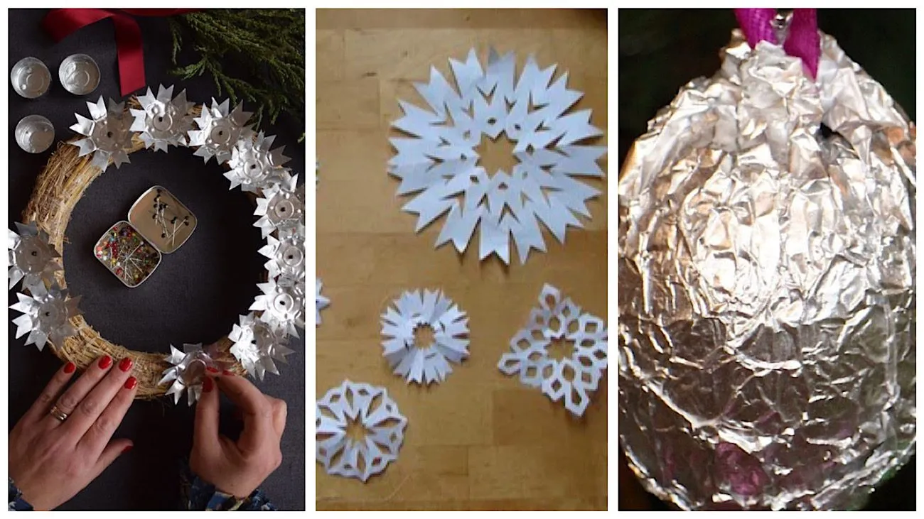 Kalėdinių žaisliukų gamyba namuose