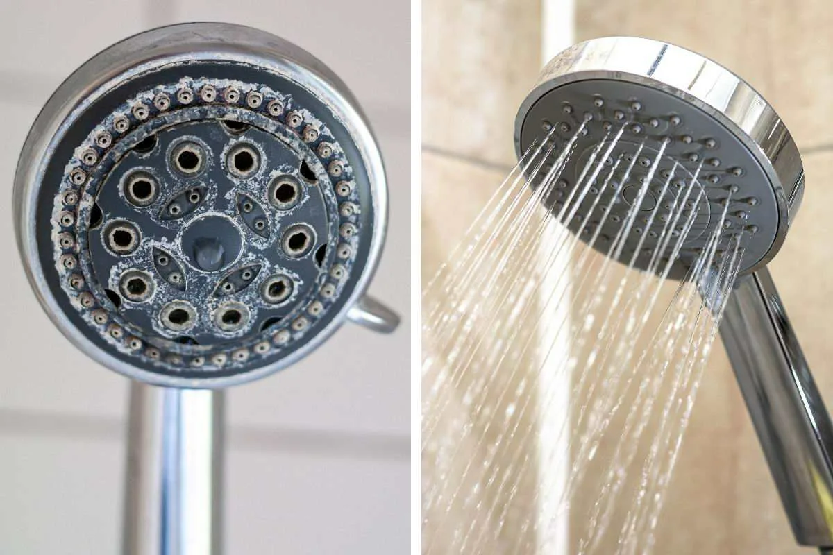 Kalkės ant dušo galvutės