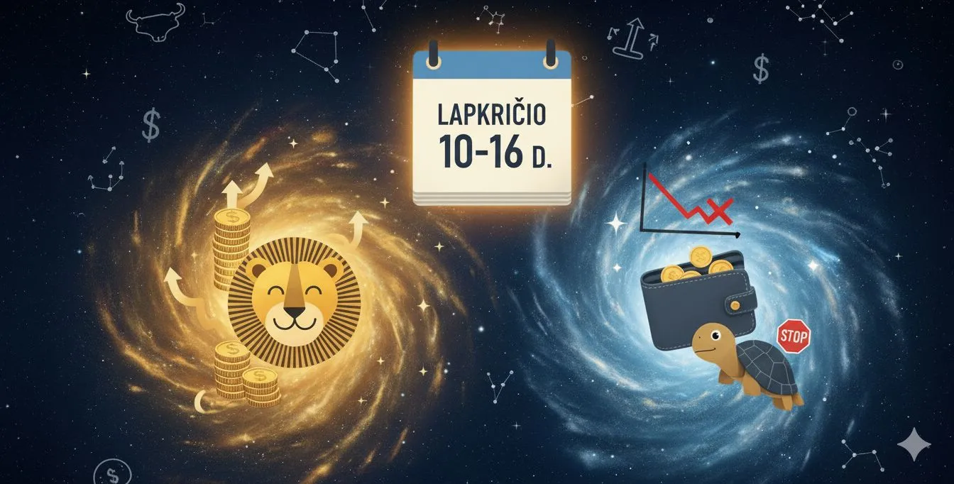 Kam seksis finansiniuose reikaluose / AI nuotr.