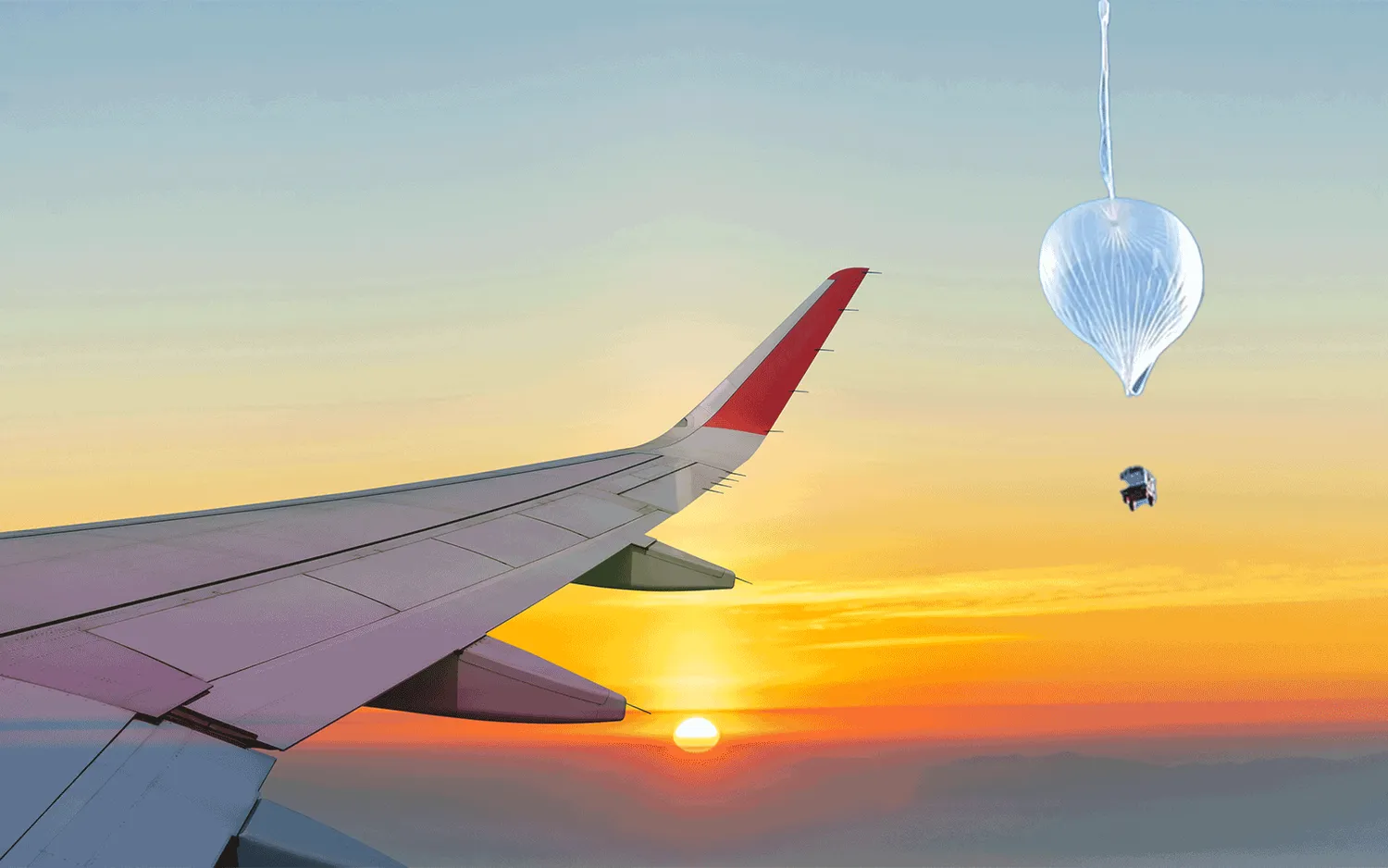 Kas nutiktų jei meteorologinis balionas susidurtų su lėktuvu