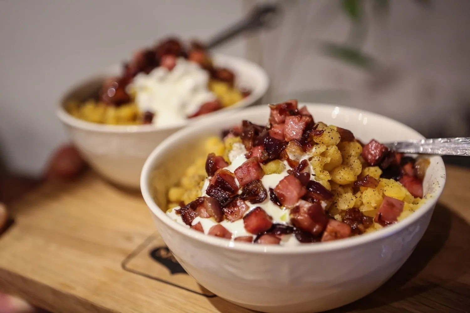 Lietuviška virtuvė, žirniai su spirgučiais