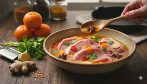 Marinatas mėsai iš mandarinų / AI nuotr.