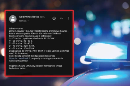 Melagini el. laiškai dėl greičio viršijimo