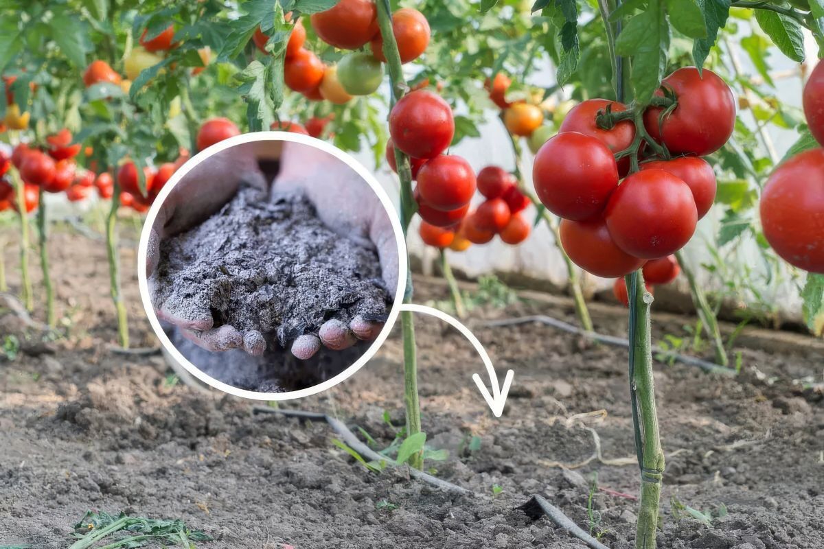 Pomidorų trąšos iš pelenų