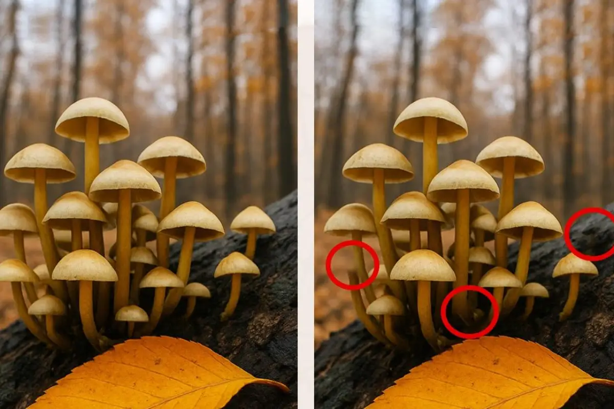 Raskite 3 skirtumus, atsakymai