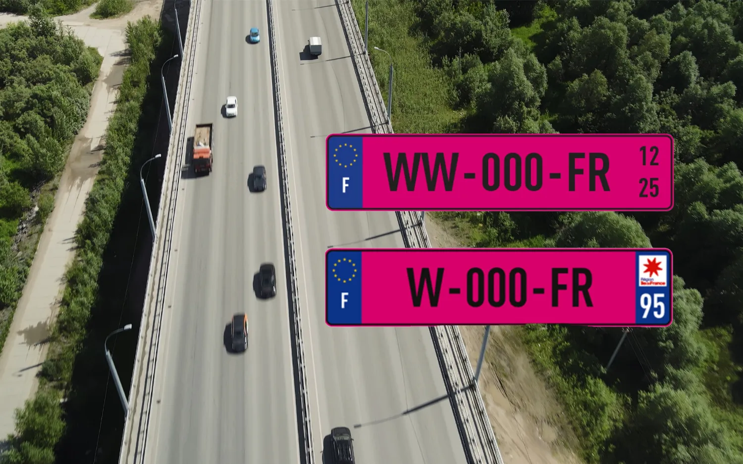 Rožiniai numeriai Prancūzijoje