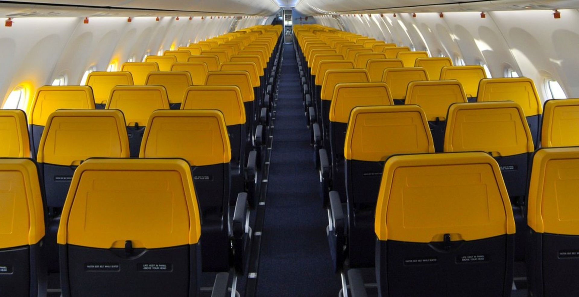 Ryanair sėdimo vietos