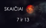 Skaičiai 7 ir 13
