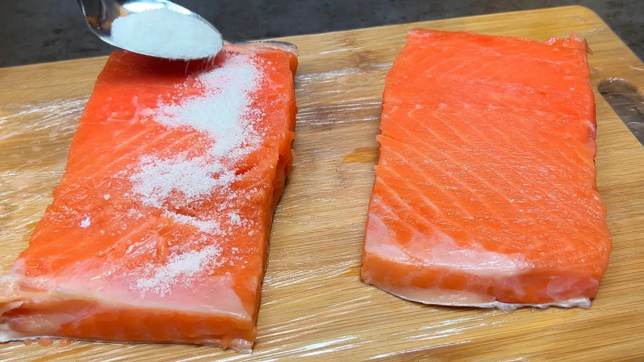 Skani, sūdyta lašiša per 2 valandas