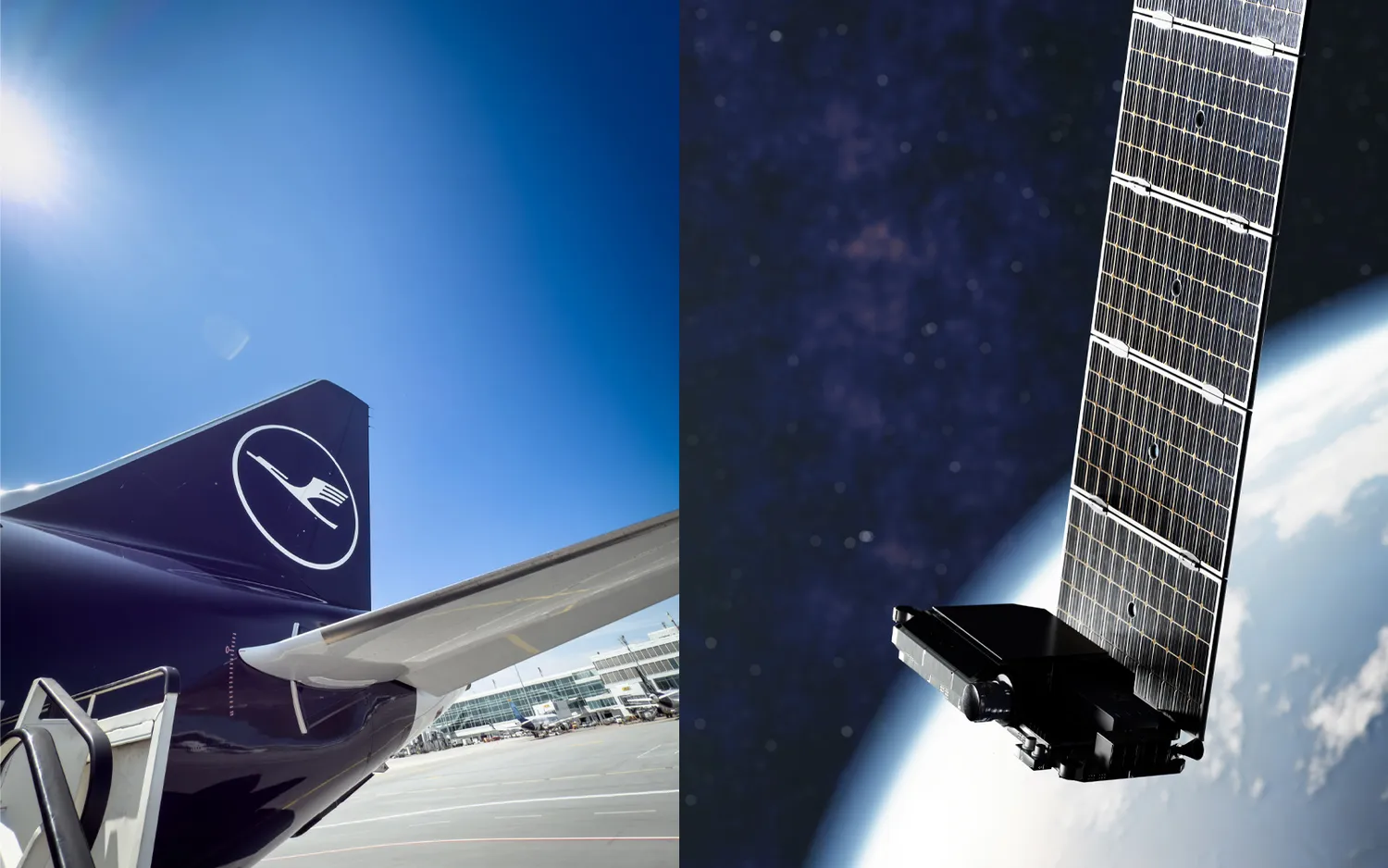 Starlink internetas lėktuvuose / BalkansCat / Shutterstock.com