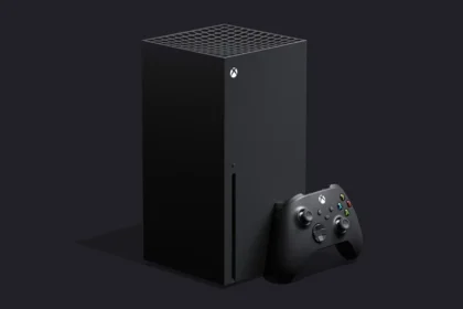 Xbox konsolė su pulteliu