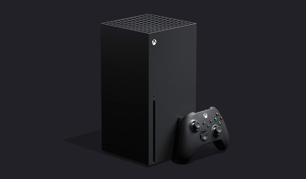 Xbox konsolė su pulteliu