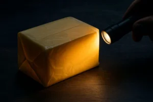 Žibintuvėlis sviestui patikrinti / DI nuotr.