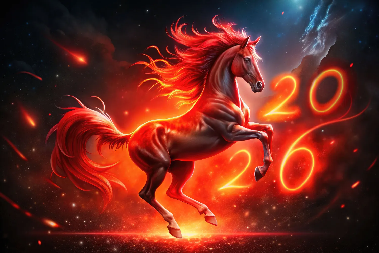 Kinų Zodiako simbolis 2026 - Raudonasis Ugninis Arklys