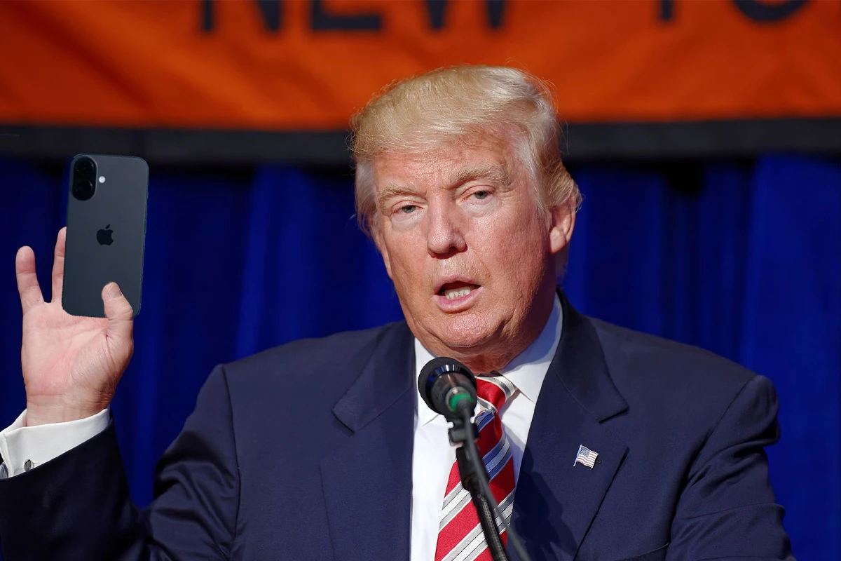 iPhone Trumpo rankoje