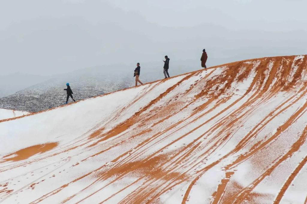 Neįtikėtina Sahara Užsnigo Raudonos / Nuotrauka: t4.com.ua