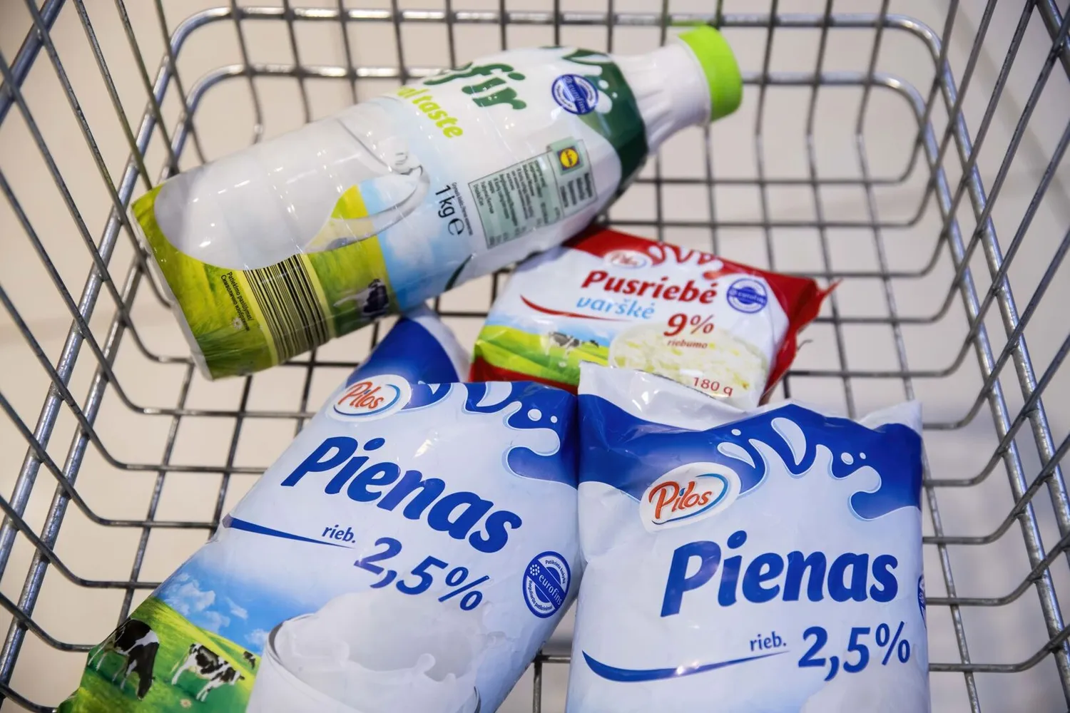 Lidl pieno produktai