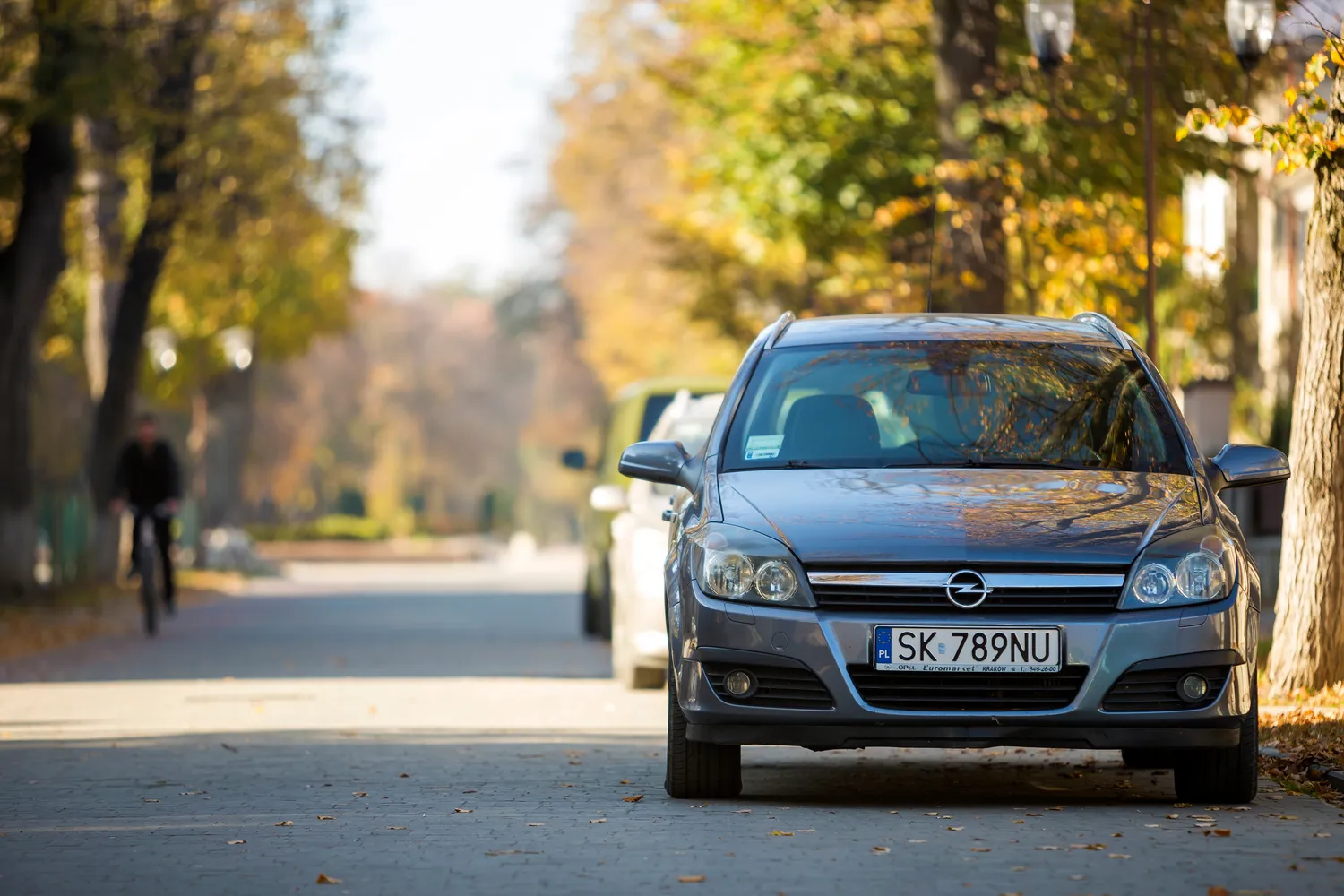 Automobilio statymas prie šaligatvio