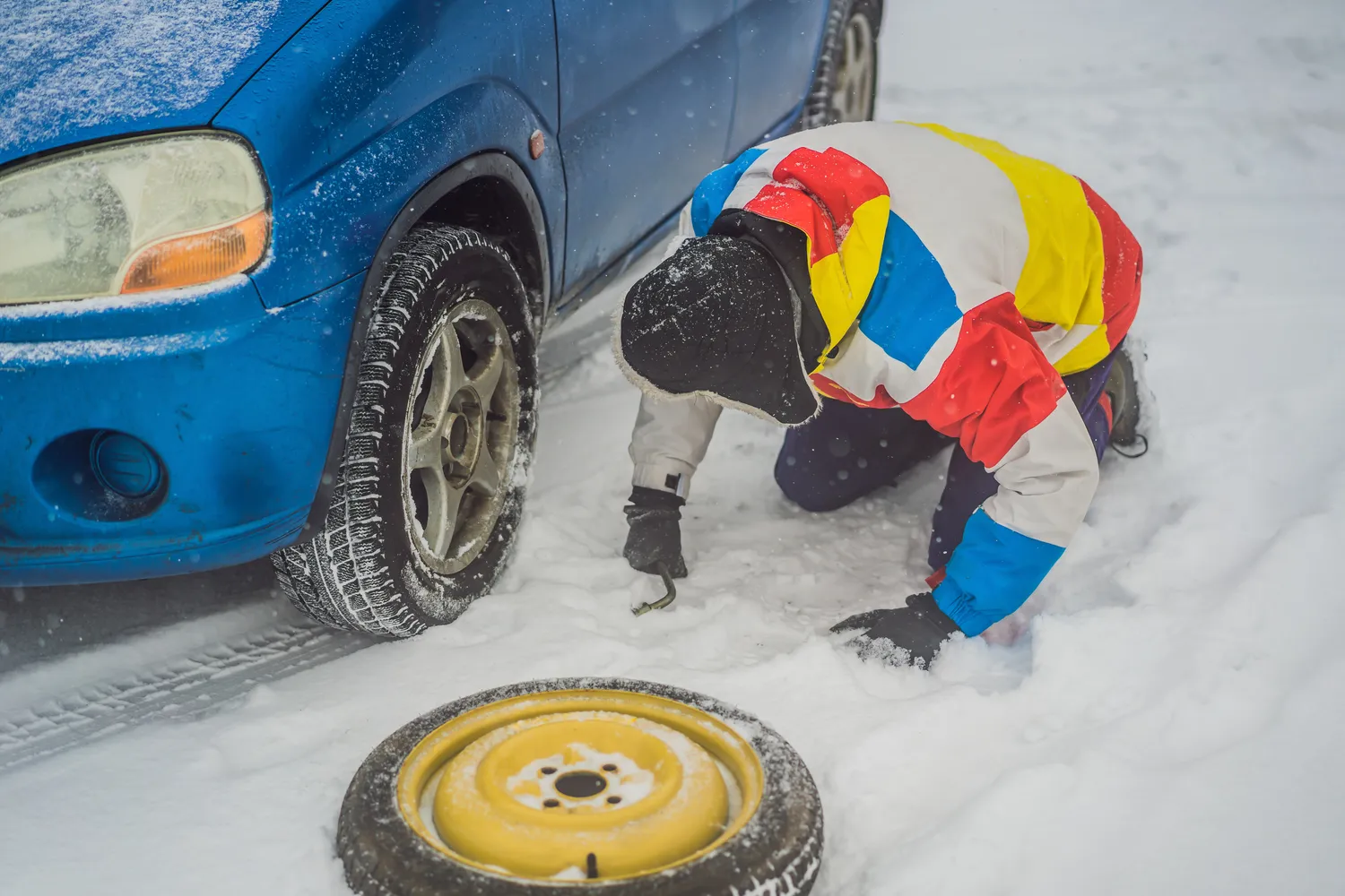 Tinkamas padangų slėgis žiemą