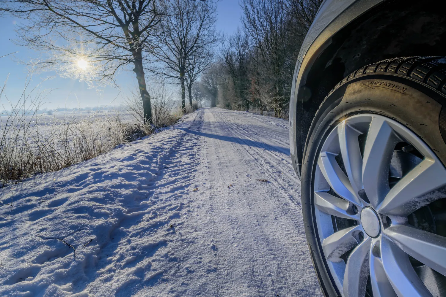 Padangų slėgis žiemą