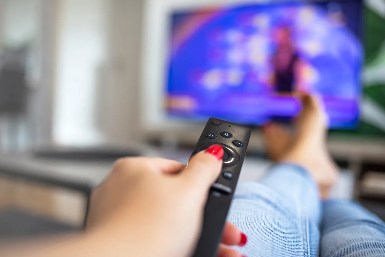 TV išjungimas pulteliu