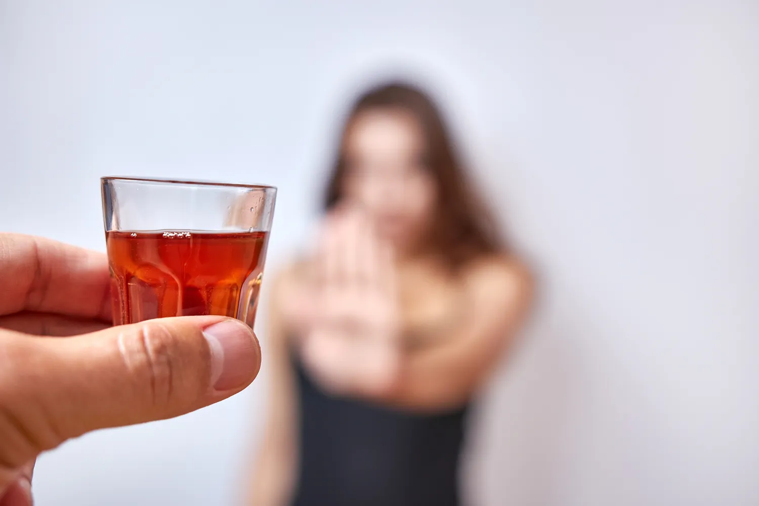 Atsisakykite alkoholio