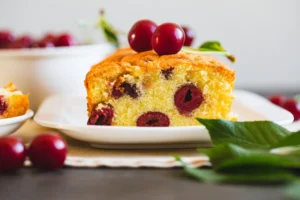 Skanus pyragas su vyšniomis