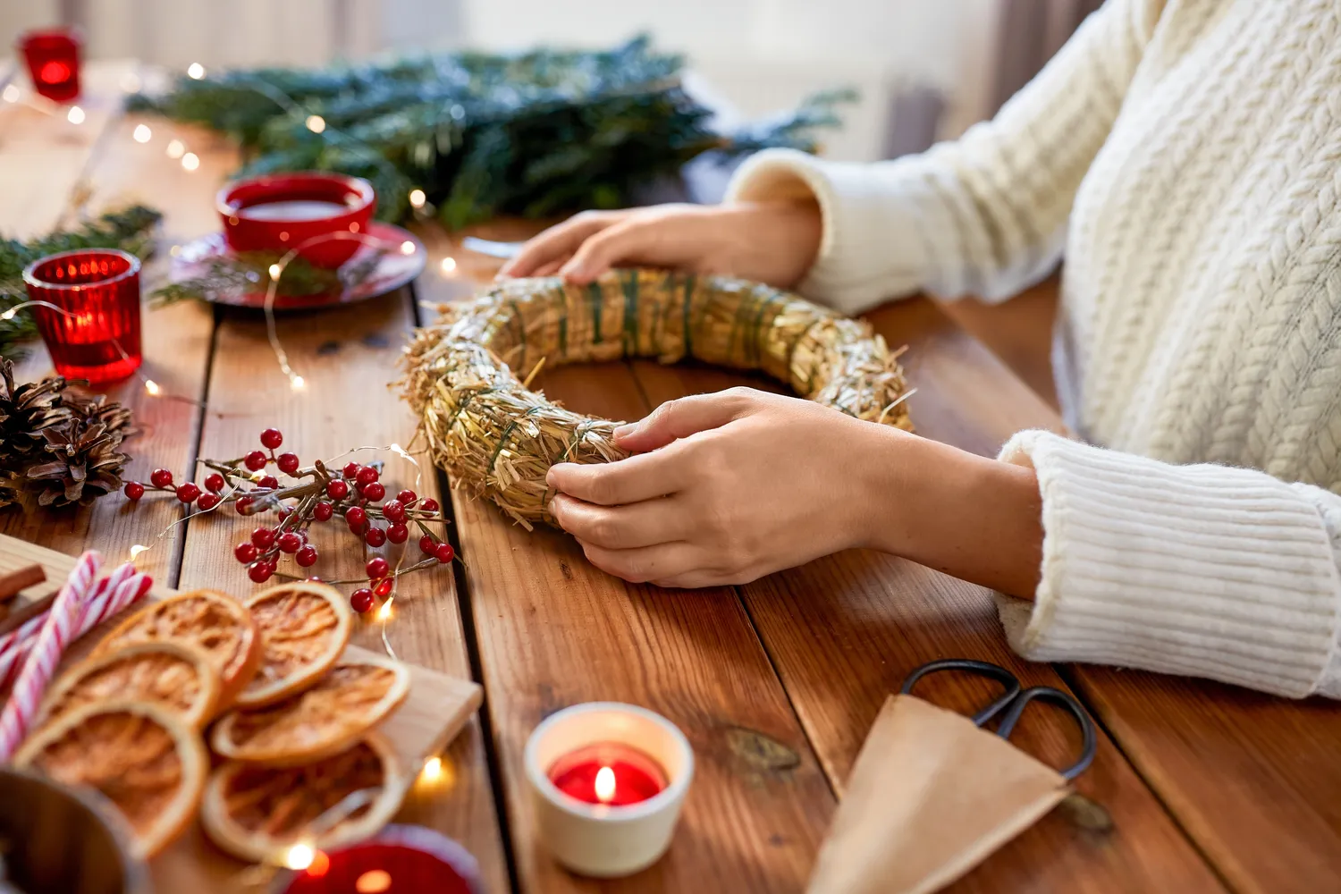 Advento vainiko gaminimas