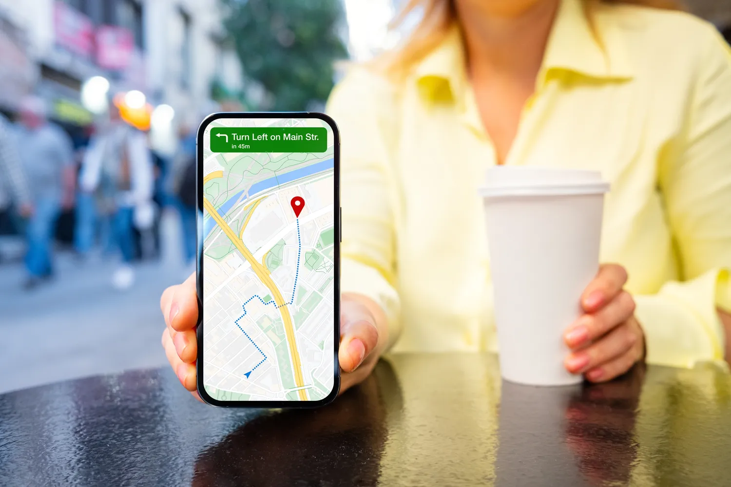 Vietos nustatymas telefone