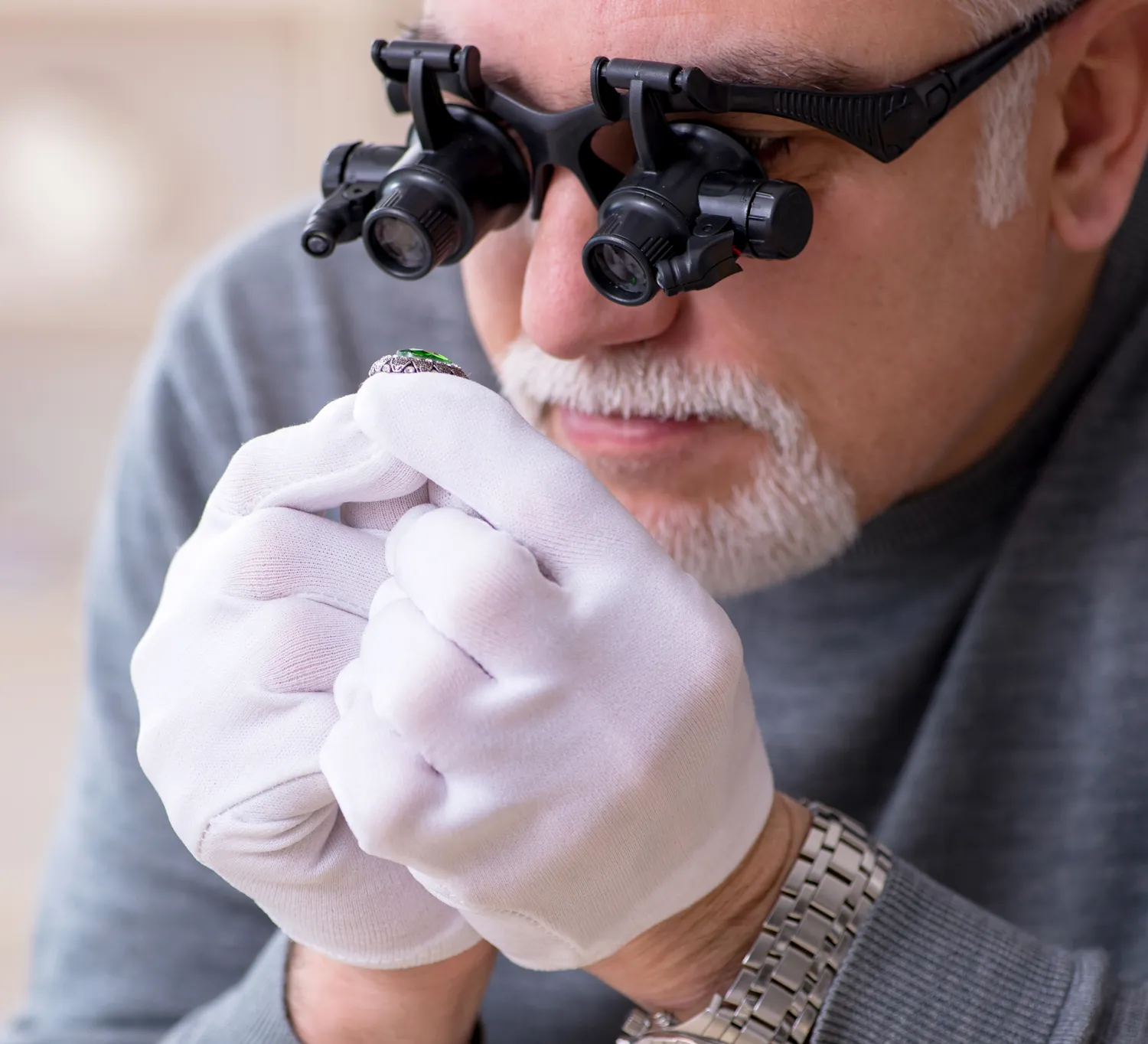 Sidabro prabos tikrinimas