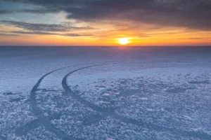 Užšalusi Baltijos jūra