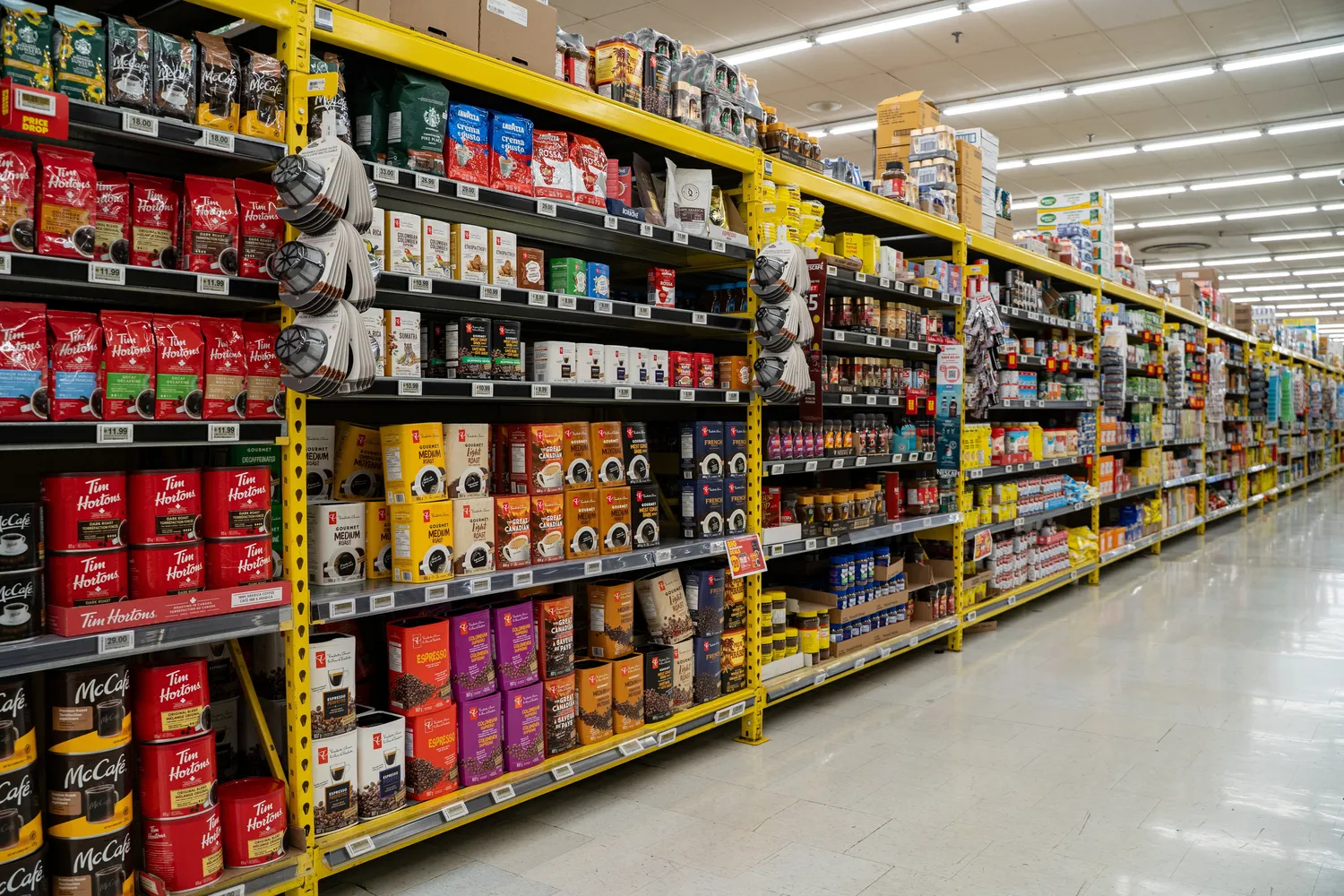 Kavos pasirinkimas parduotuvėje / Erman Gunes / Shutterstock.com