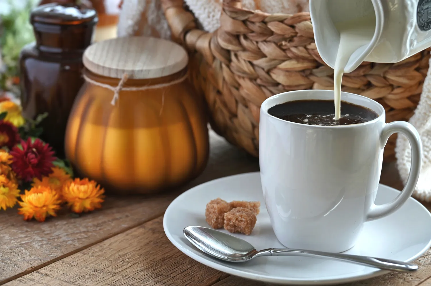 Kava su pienu - gerai ar blogai?