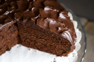 Drėgnas šokoladinis pyragas