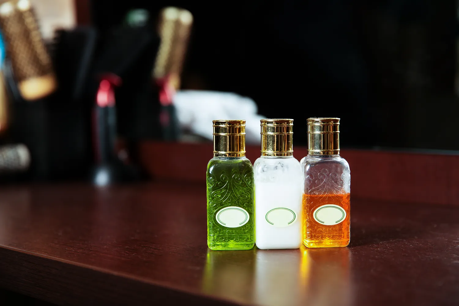 Vienkartiniai šampūno buteliukai