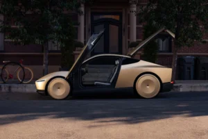 „Tesla“ robotai taksi